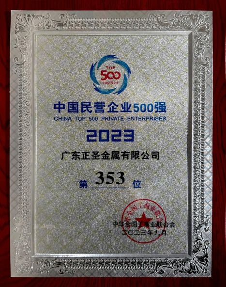 2023中國民營企業500強