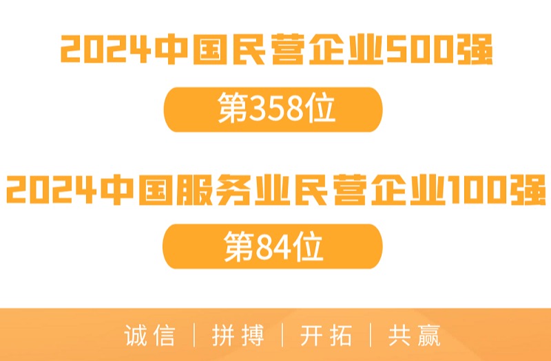 躬耕不輟 高質量發展│正圣金屬榮膺中國民營企業500強、中國服務業民營企業100強